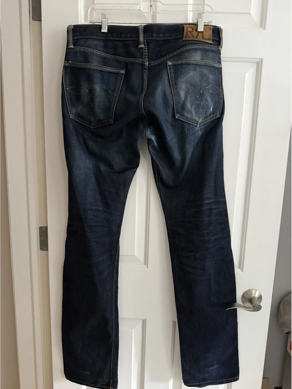 RRL Selvedge Denim Jeans 32x34 Straight Leg Men's Japan Selvedge Made in USA